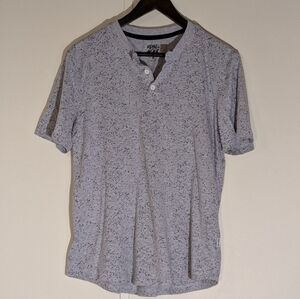 Men's Casual Gray Button Down Shirt